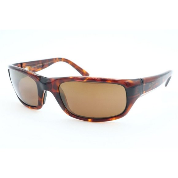 Maui Jim Stingray MJ 103-10 Rectangle Tortoise Sunglasses Polarized Brown  (B) - Picture 1 of 7